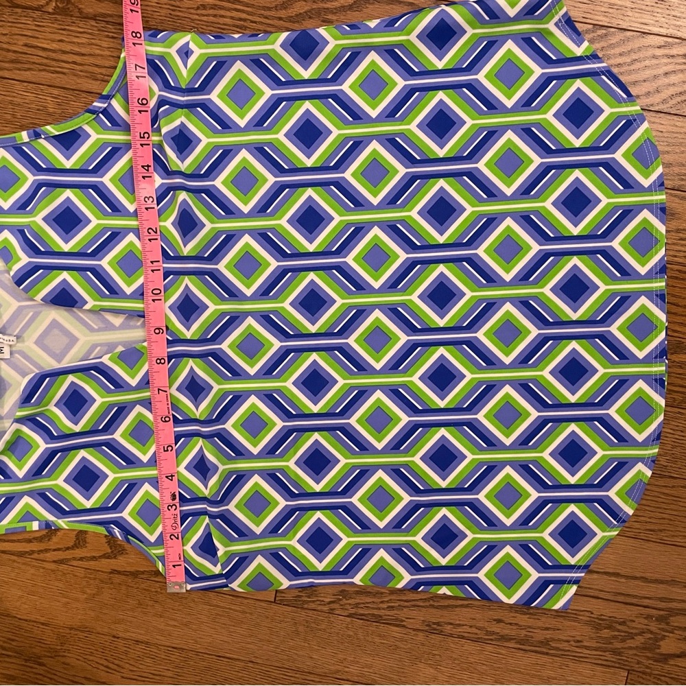 Jude Connally Ali Geometric Pattern Sleeveless Top - Picture 10 of 11